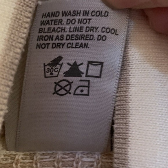 Avalanche Drawstring Cowl Neck Womens Tunic Sweater Cream Brown Pockets … - Picture 9 of 9